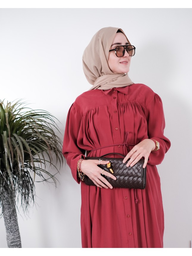 Thoe Elbise – Kırmızı