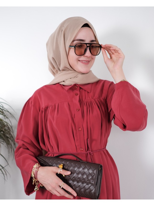 Thoe Elbise – Kırmızı