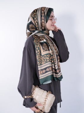 Zümrüt Yeşili Şal