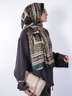 Zümrüt Yeşili Şal