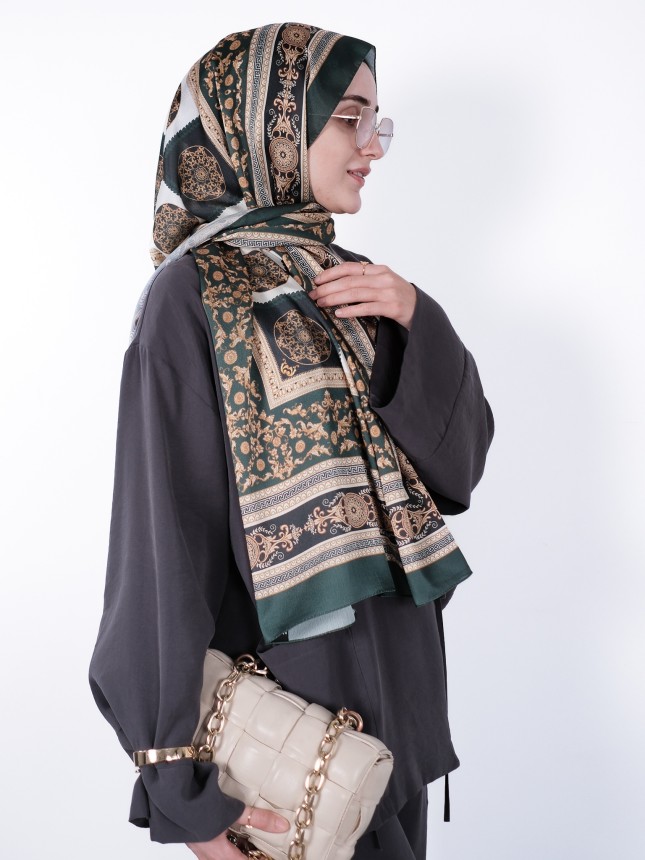 Zümrüt Yeşili Şal